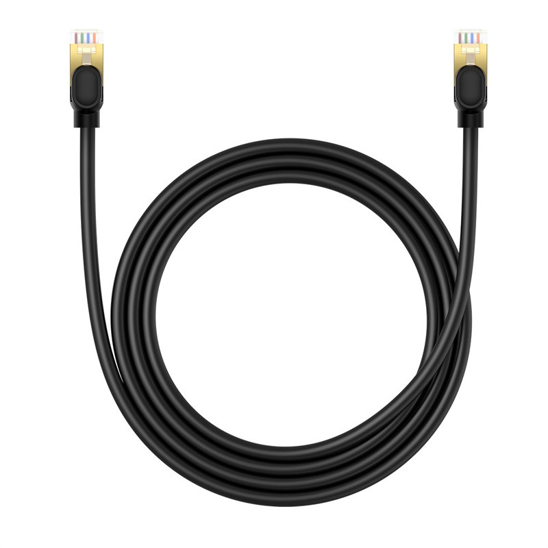 Greitas kabelis LAN Ethernet tinklo kabelis RJ-45 cat.8 40Gbps apvalus 1,5 m juodas
Greitas kabelis LAN Ethernet tinklo kabelis RJ-45 cat.8 40Gbps apvalus 1,5 m juodas