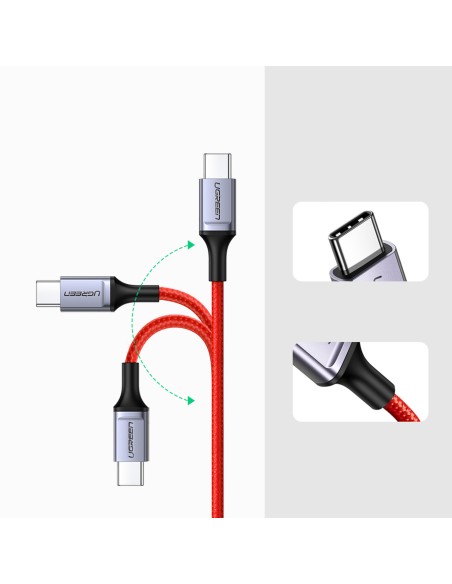 Pintas kabelis USB-C – USB-C 2.0 3A raudonas
 
Pintas kabelis USB-C – USB-C 2.0 3A raudonas