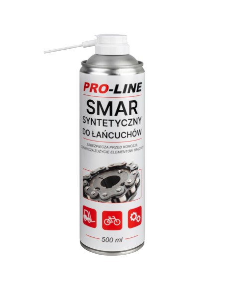 Sintetinis grandinių tepalas PRO-LINE purškiamas 500ml Sintetinis grandinių tepalas PRO-LINE purškiamas 500ml