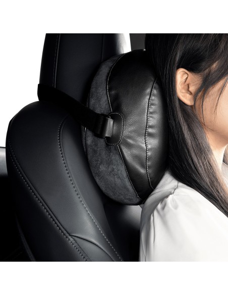 
ComfortRide Series 2 medžiagų automobilio galvos atramos pagalvėlė, juoda
