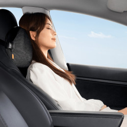 
ComfortRide Series 2 medžiagų automobilio galvos atramos pagalvėlė, juoda
