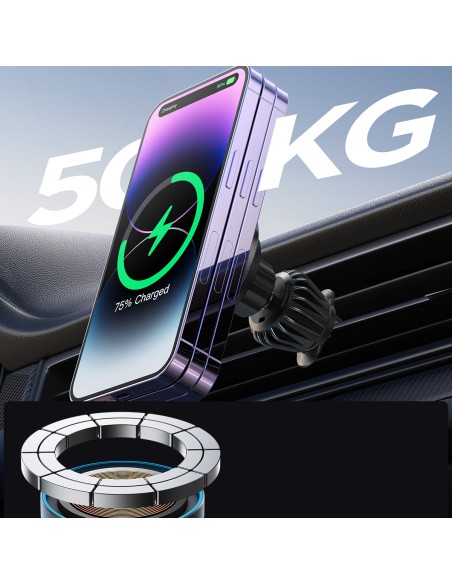 Magnetinis automobilinis laikiklis, 15W pakrovėjas orlaidei, juodas
 
Magnetinis automobilinis laikiklis, 15W pakrovėjas orlaidei, juodas