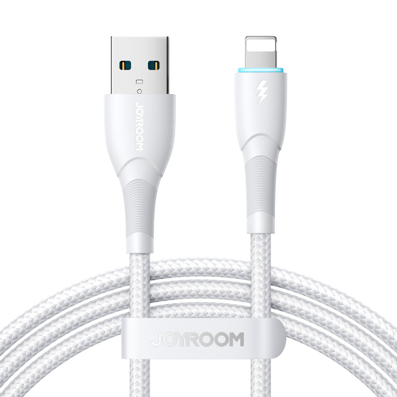 
Kabelis iPhone Starry Series 3A USB-A - Lightning 1m baltas
