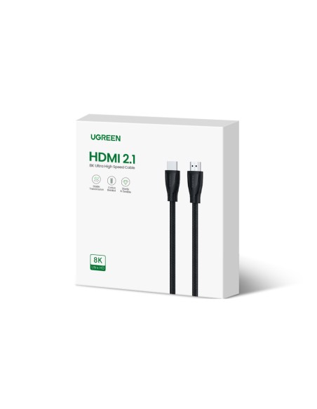 Pintas kabelis su HDMI 2.1 8K / 4K jungtimis, 3 m, juodas
 
Pintas kabelis su HDMI 2.1 8K / 4K jungtimis, 3 m, juodas