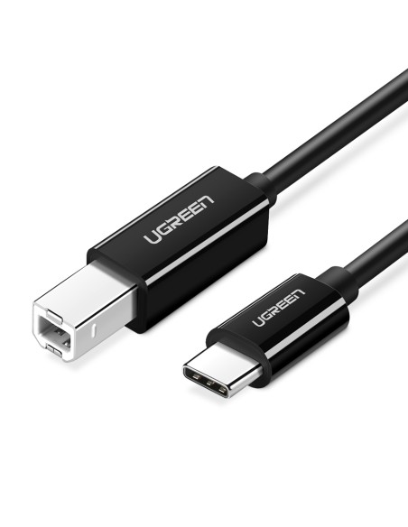 
Kabelis spausdintuvui, fakso skaitytuvui, USB-C - USB-B, 1m, juodas
