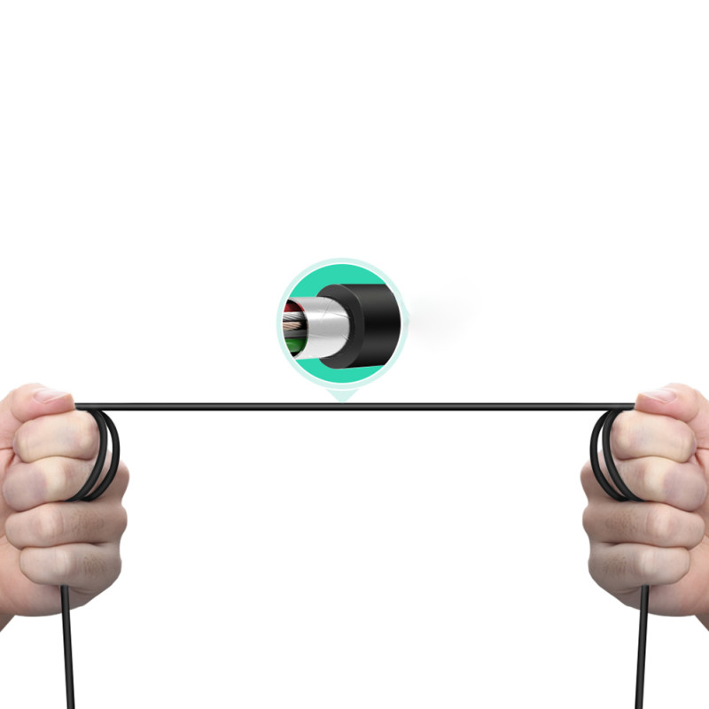 
Kabelis spausdintuvui, fakso skaitytuvui, USB-C - USB-B, 1m, juodas
