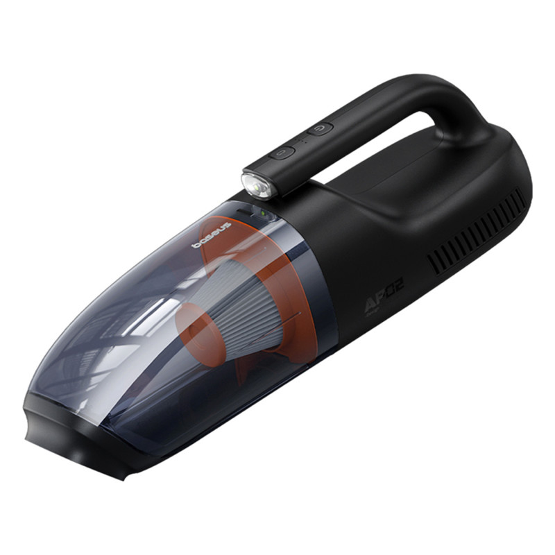 Baseus AP02 6000Pa 130W rankinis automobilinis dulkių siurblys, juodas