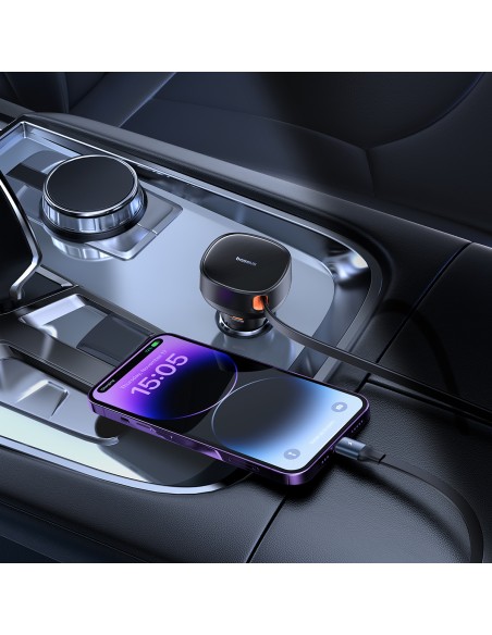 Automobilinis įkroviklis su ištraukiamu laidu iPhone Lightning USB-C 60W, juodas
 
Automobilinis įkroviklis su ištraukiamu laidu iPhone Lightning USB-C 60W, juodas