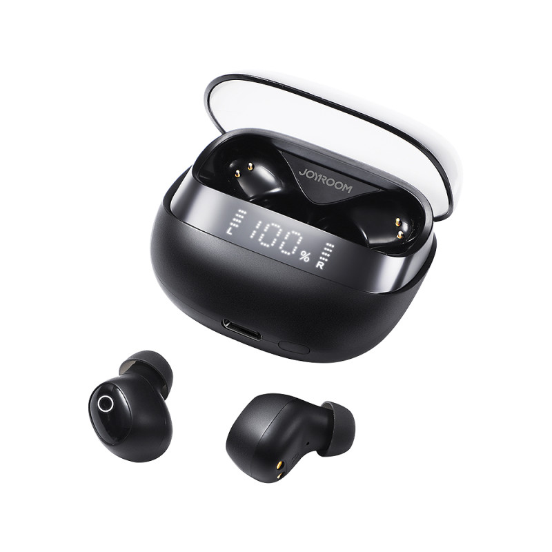TWS Jdots Series JR-DB2 Bluetooth 5.3 belaidės ausinės, juodos