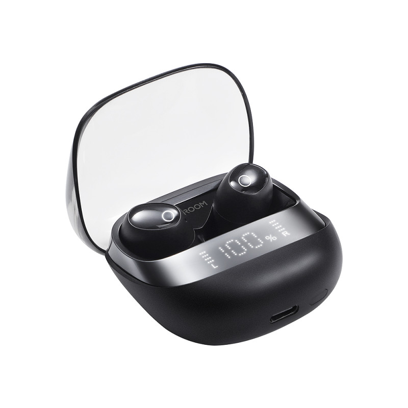 TWS Jdots Series JR-DB2 Bluetooth 5.3 belaidės ausinės, juodos