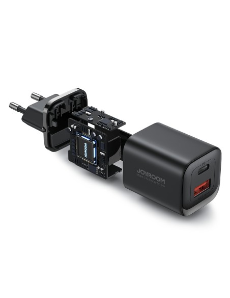 Greitas sieninis įkroviklis 30 W USB-A ir USB-C PD QC AFC FCP juodas
 
Greitas sieninis įkroviklis 30 W USB-A ir USB-C PD QC AFC FCP juodas
