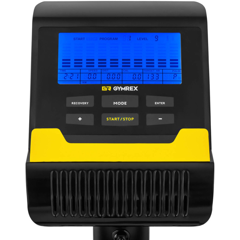 Dviratis treniruoklis su smagračiu 4 kg LCD iki 110 kg