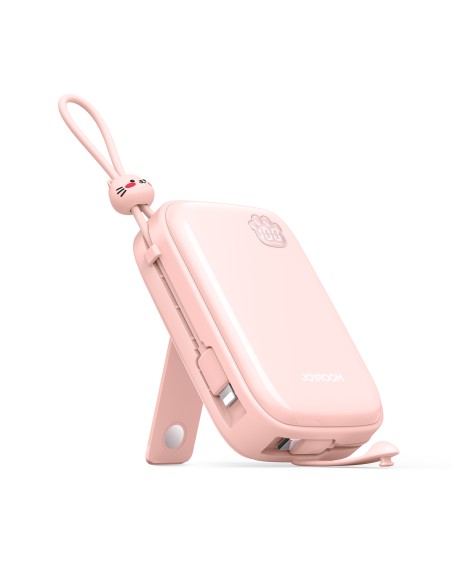 
Powerbank Cutie Series 22,5W 20000mAh su USB-A USB-C stovu iPhone rožinis
