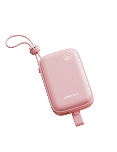 
Powerbank Cutie Series 22,5W 20000mAh su USB-A USB-C stovu iPhone rožinis
