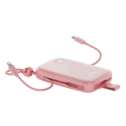 
Powerbank Cutie Series 22,5W 20000mAh su USB-A USB-C stovu iPhone rožinis
