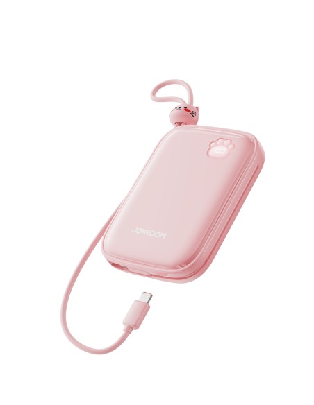 
Powerbank Cutie Series 22,5W 20000mAh su USB-A USB-C stovu iPhone rožinis
