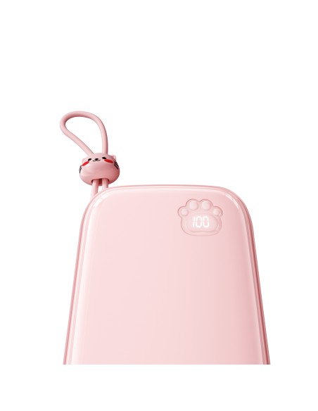 
Powerbank Cutie Series 22,5W 20000mAh su USB-A USB-C stovu iPhone rožinis
