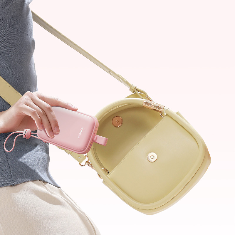 
Powerbank Cutie Series 22,5W 20000mAh su USB-A USB-C stovu iPhone rožinis
