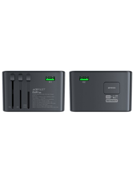 Universalus GaN Kelioninis įkroviklis 2x USB-A 3x USB-C kištukai JK EU USA AUS Black
 
Universalus GaN Kelioninis įkroviklis 2x USB-A 3x USB-C kištukai JK EU USA AUS Black