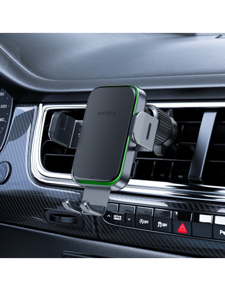 
Automobilinio telefono laikiklis su indukciniu įkrovikliu D17 - juodas
