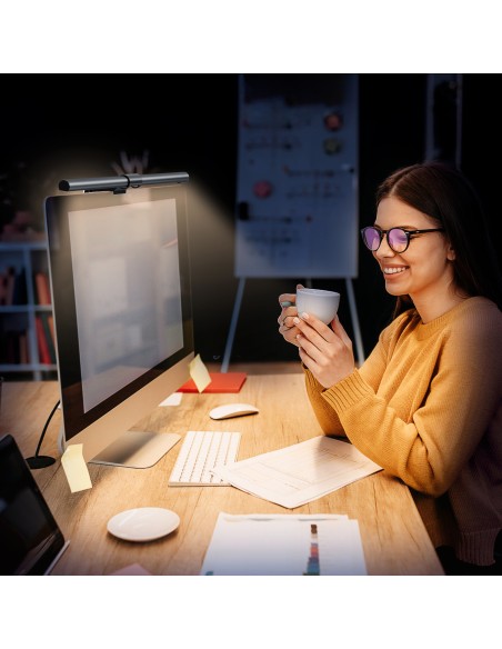 LED lempa kompiuterio monitoriaus ekranui su apšvietimu 2700K-6500K, pilka
 
LED lempa kompiuterio monitoriaus ekranui su apšvietimu 2700K-6500K, pilka