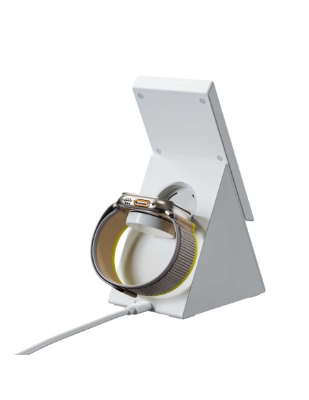 
3in1 įkrovimo stotelė, Choetech T600 15W indukcinis įkroviklis, baltas
