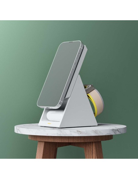 
3in1 įkrovimo stotelė, Choetech T600 15W indukcinis įkroviklis, baltas
