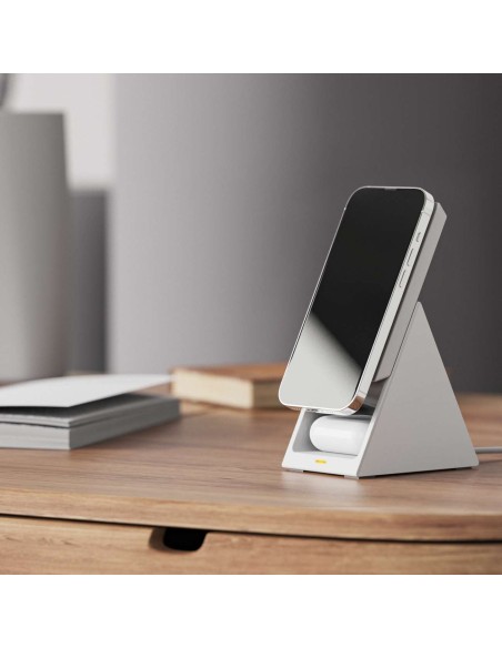 
3in1 įkrovimo stotelė, Choetech T600 15W indukcinis įkroviklis, baltas
