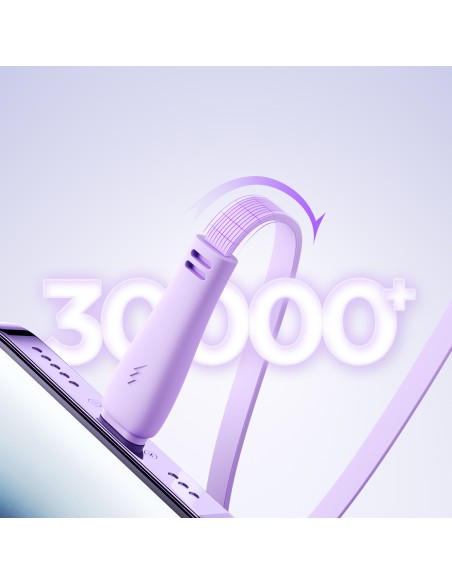3in1 Colorful Series USB-A į USB-C / iPhone Lightning / microUSB ištraukiamas kabelis 1m violetinis
 
3in1 Colorful Series USB-A į USB-C / iPhone Lightning / microUSB ištraukiamas kabelis 1m violetinis