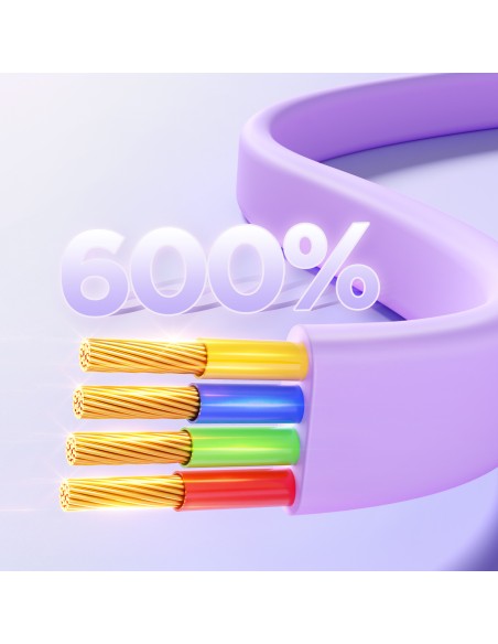 3in1 Colorful Series USB-A į USB-C / iPhone Lightning / microUSB ištraukiamas kabelis 1m violetinis
 
3in1 Colorful Series USB-A į USB-C / iPhone Lightning / microUSB ištraukiamas kabelis 1m violetinis