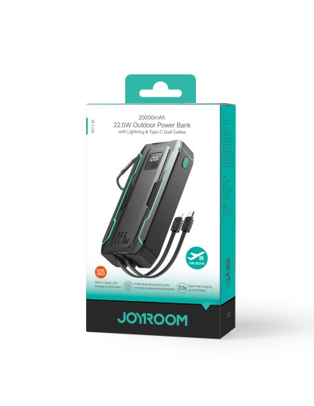 Turistinis maitinimo blokas Lauko SOS žibintuvėlis su USB-C / Lightning 20000mA laidais, juodas
 
Turistinis maitinimo blokas Lauko SOS žibintuvėlis su USB-C / Lightning 20000mA laidais, juodas