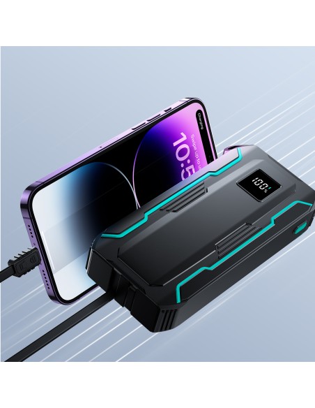 Turistinis maitinimo blokas Lauko SOS žibintuvėlis su USB-C / Lightning 20000mA laidais, juodas
 
Turistinis maitinimo blokas Lauko SOS žibintuvėlis su USB-C / Lightning 20000mA laidais, juodas