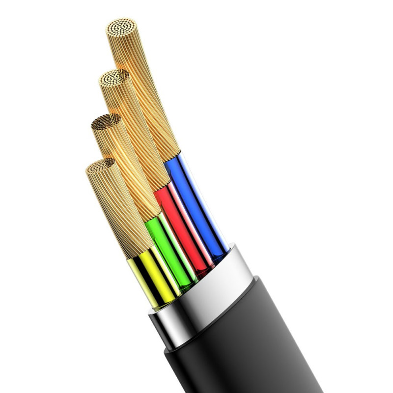 Paprastas plokščias kabelis USB laidas USB-C 5A...