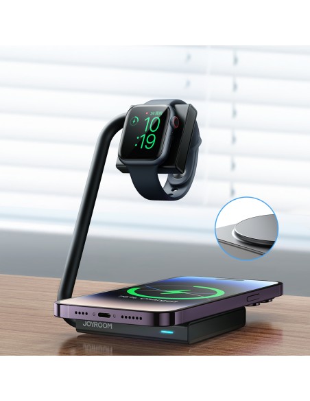 2 viename indukcinis laikrodžio ir išmaniojo telefono įkroviklis 15 W MagSafe Qi, sulankstomas, juodas
 
2 viename indukcinis laikrodžio ir išmaniojo telefono įkroviklis 15 W MagSafe Qi, sulankstomas, juodas