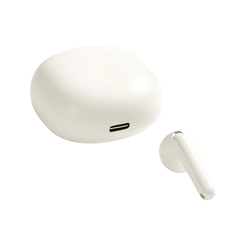 TWS Funpods Series JR-FB1 Bluetooth 5.3 belaidės ausinės, smėlio spalvos