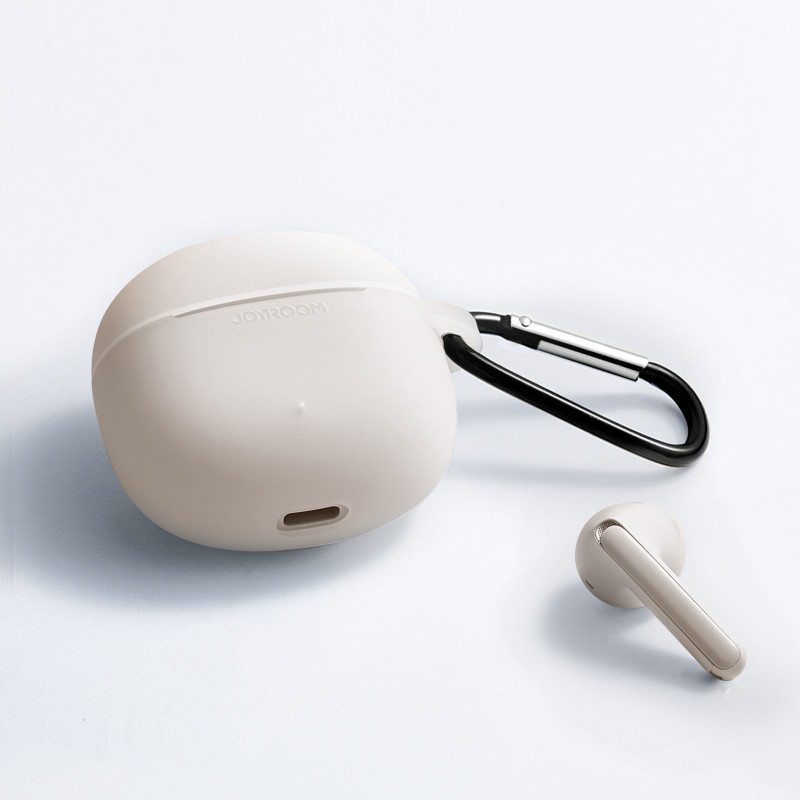 TWS Funpods Series JR-FB1 Bluetooth 5.3 belaidės ausinės, smėlio spalvos