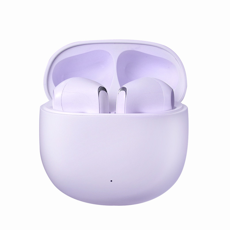 TWS Funpods Series JR-FB1 Bluetooth 5.3 belaidės ausinės, violetinės spalvos