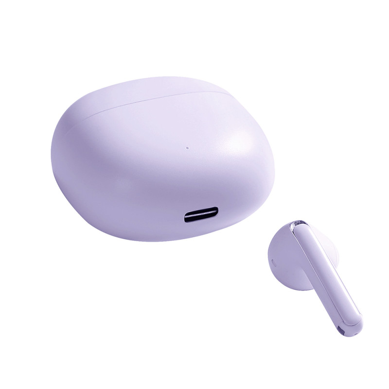 TWS Funpods Series JR-FB1 Bluetooth 5.3 belaidės ausinės, violetinės spalvos