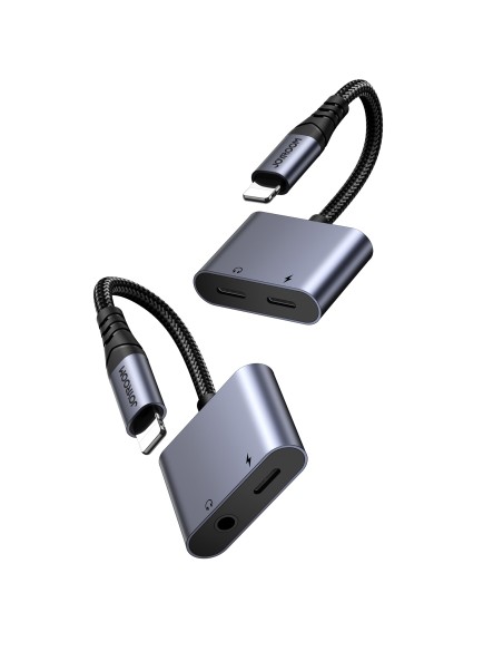 2in1 Adapterio adapteris iPhone įkrovikliui + Lightning ausinės / 3,5 mm juodas mini lizdas
 
2in1 Adapterio adapteris iPhone įkrovikliui + Lightning ausinės / 3,5 mm juodas mini lizdas
