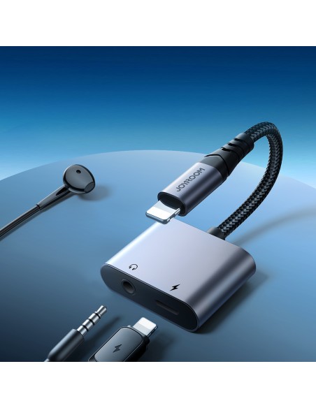 2in1 Adapterio adapteris iPhone įkrovikliui + Lightning ausinės / 3,5 mm juodas mini lizdas
 
2in1 Adapterio adapteris iPhone įkrovikliui + Lightning ausinės / 3,5 mm juodas mini lizdas