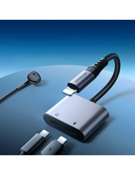 2in1 Adapterio adapteris iPhone pakrovėjui + Lightning ausinės / 2x Lightning black
 
2in1 Adapterio adapteris iPhone pakrovėjui + Lightning ausinės / 2x Lightning black