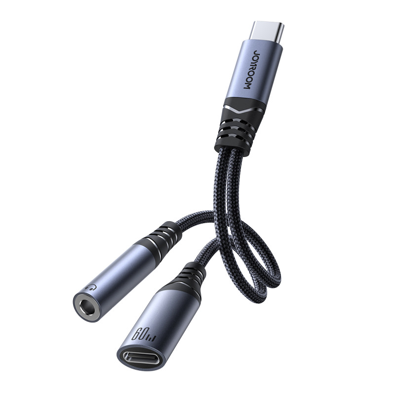 2in1 Adapterio įkroviklis + ausinės USB-C į USB-C / mini lizdas 3,5 mm juodas
2in1 Adapterio įkroviklis + ausinės USB-C į USB-C / mini lizdas 3,5 mm juodas