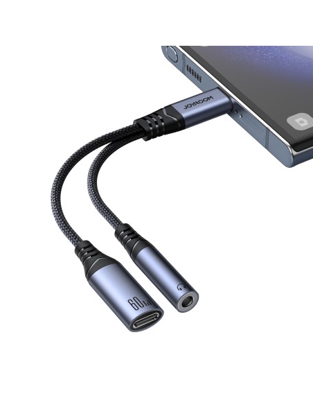 2in1 Adapterio įkroviklis + ausinės USB-C į USB-C / mini lizdas 3,5 mm juodas
 
2in1 Adapterio įkroviklis + ausinės USB-C į USB-C / mini lizdas 3,5 mm juodas