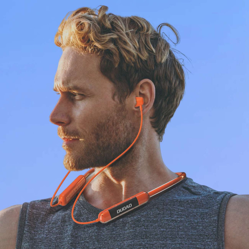 Dudao U5Pro Bluetooth 5.3 belaidės ausinės, oranžinė