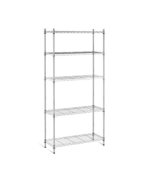 Ažūrinė vielos laikymo lentyna pilka 180x90x35cm iki 250kg Ažūrinė vielos laikymo lentyna pilka 180x90x35cm iki 250kg