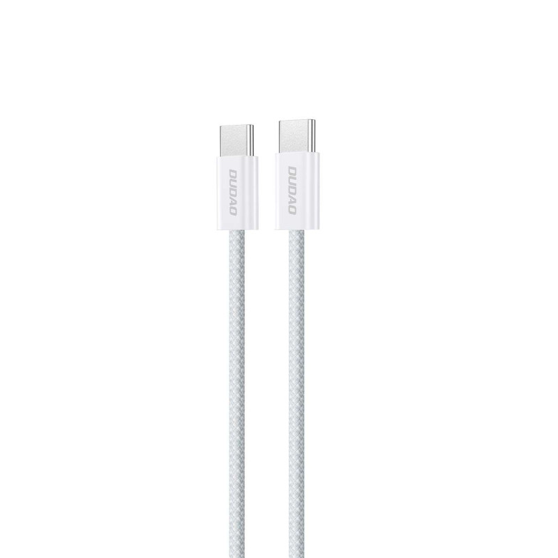 Patvarus UCB-C PD 60W laidas su anglies pluošto pynėmis, 2m, šviesiai mėlynas