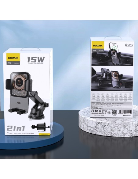 F19 prispaudžiamas automobilinis laikiklis telefonui su 15W indukciniu pakrovėju, juodas
 
F19 prispaudžiamas automobilinis laikiklis telefonui su 15W indukciniu pakrovėju, juodas