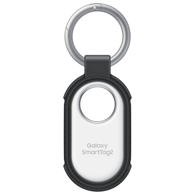
Silikoninis dėklas su etikete Samsung Galaxy SmartTag2, juodas ir sidabrinis
