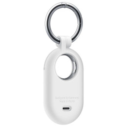 
Silikono dėklas su etikete, skirtas Samsung Galaxy SmartTag2, baltas
