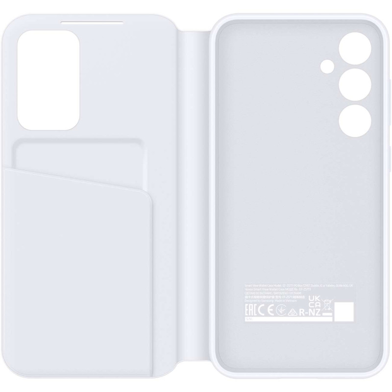 Samsung Smart View Wallet dėklas, skirtas Galaxy S23 FE baltas